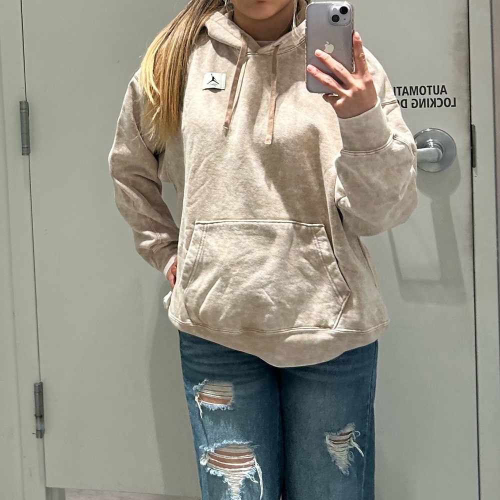 jordan brand new hoodie beige